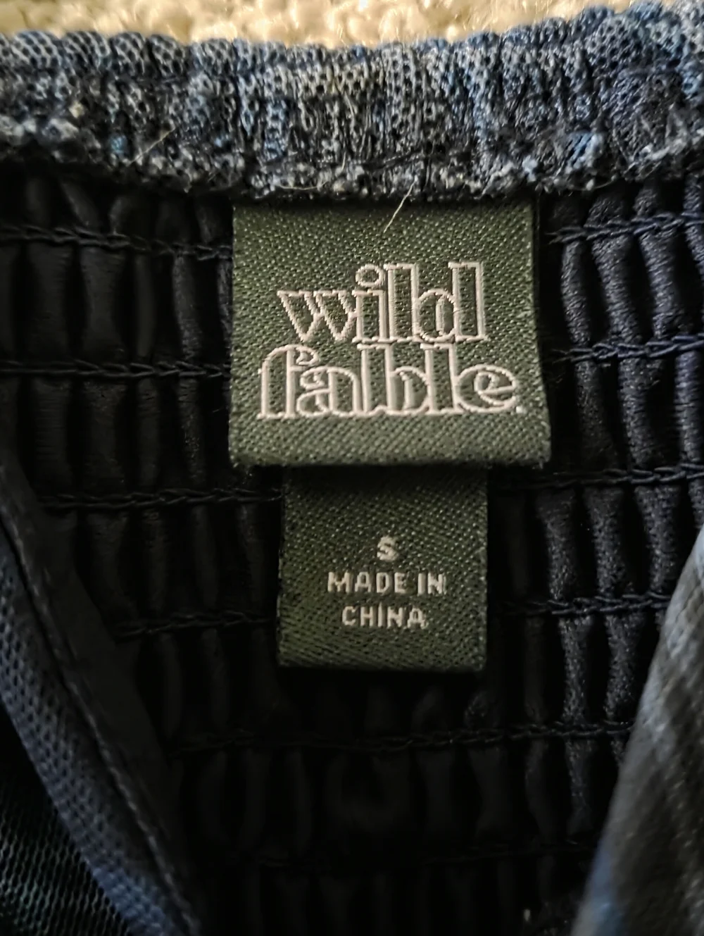 Wild fable Teal Plaid Mini Dress with Flutter Sleeves - Picture 3 of 6